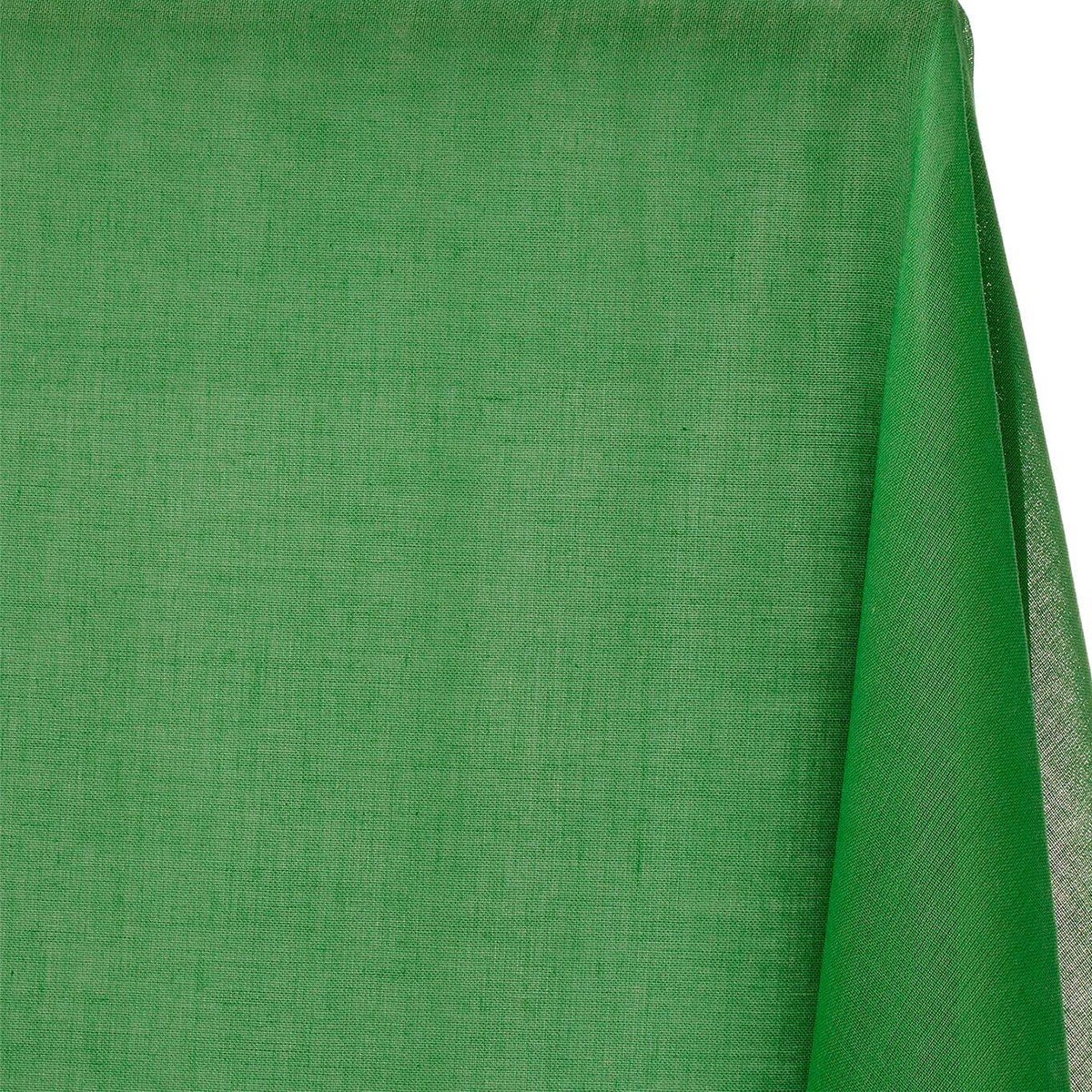 Perfect Lawn Cotton Voile —Kelly Green Color— Lightweight Fashion Material—Pastoral Brocade Fabric—58"Inche Wide—Multi-Purpose—Available by the yard—Nationwide Shipping