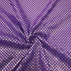 Sequence Fabric Online—Silver Purple Hue—Two-Tone Knit Sequins—100% Polyester—Sold by the Yard—Width 60\61 Inches Wide.