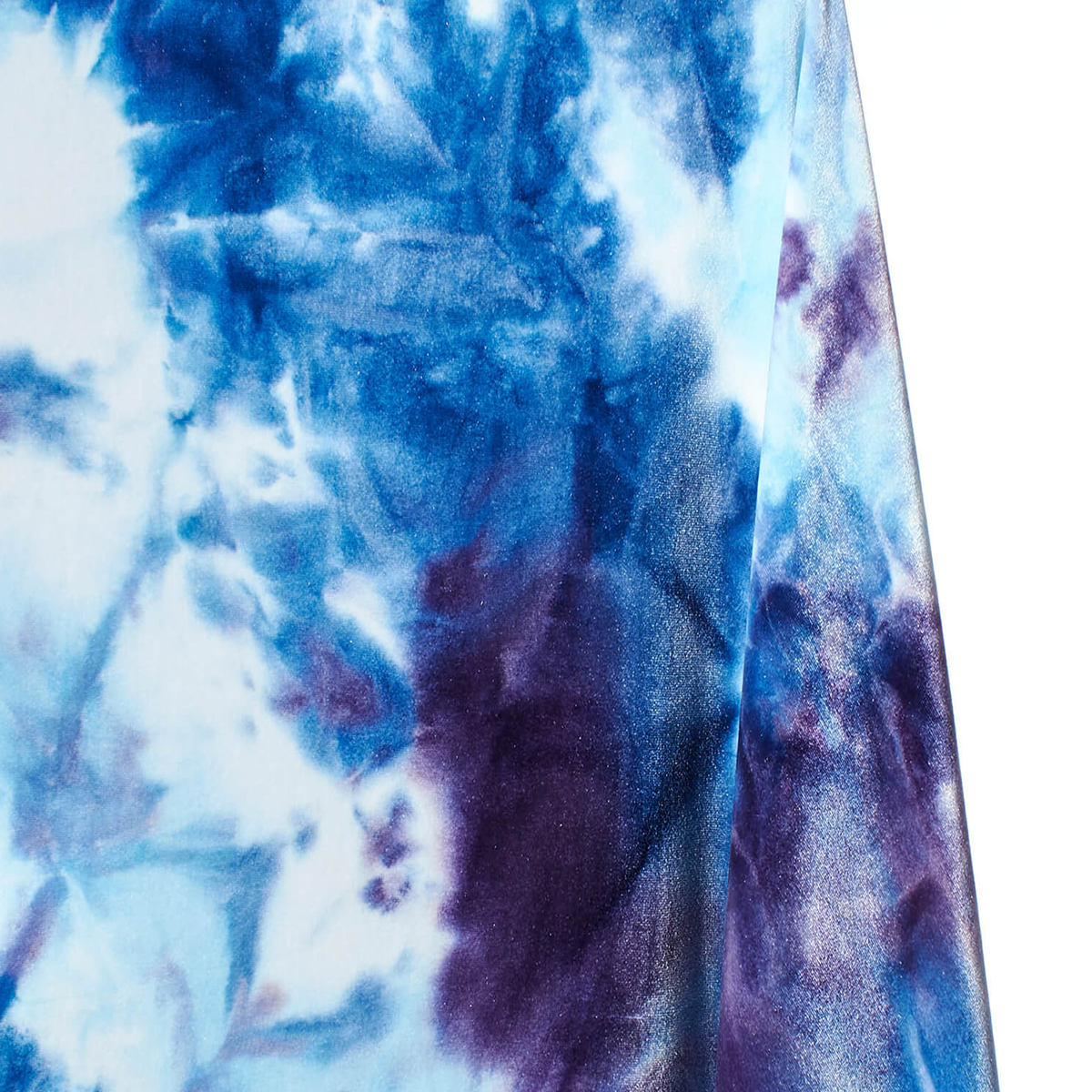 Crushed velvet tie dye fabric—Beautiful Windows Elgin