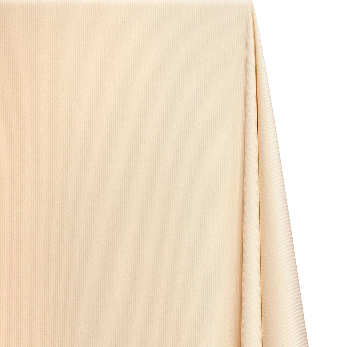 Off-White—Standard 9 WaleCorduroy Material—0.75 Millimeters Thick—100% Cotton—59-60"Inch Wide—15.3 Ounces—Sold by the Yard