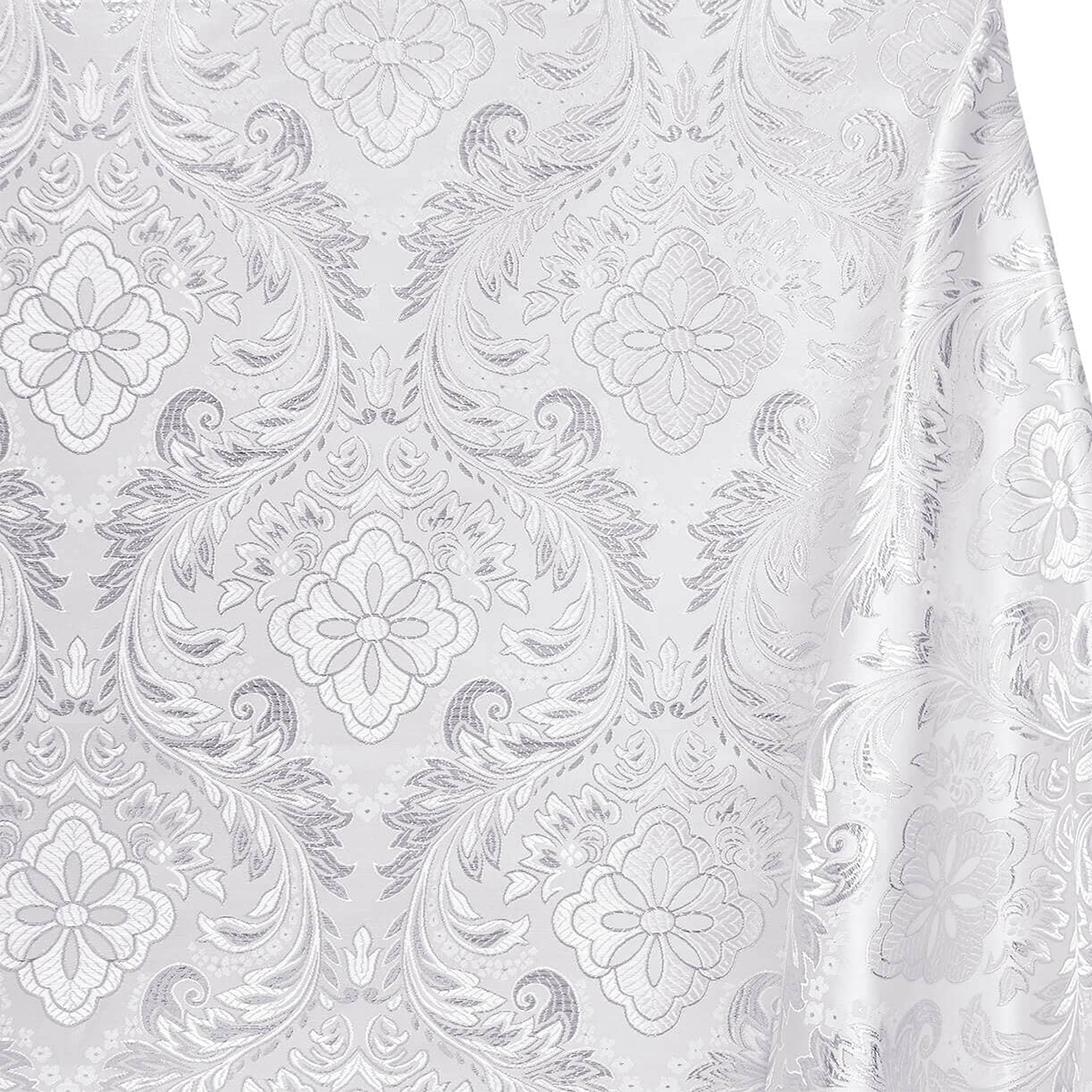 Fuchsia Gold Floral Brocade – Elegant Damask by the Yard