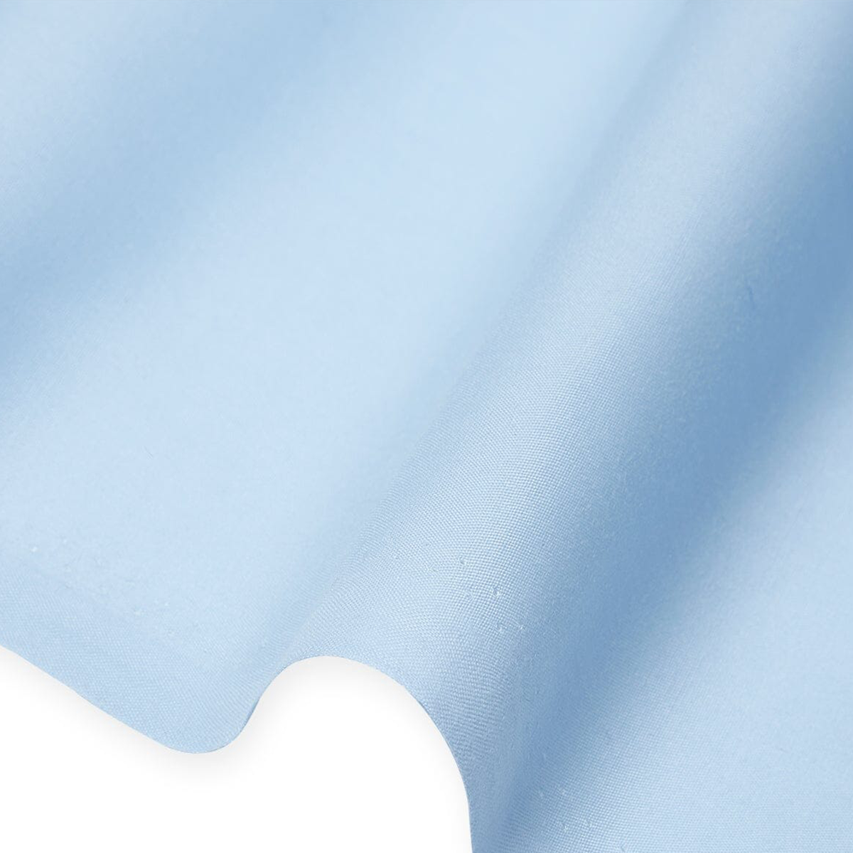 Perfect For Custom Apparel—50/50 Poly-Cotton Blend— Broadcloth Fabric —Light Blue Color—95% Polyester, 5% Cotton—Available for Nationwide Shipping