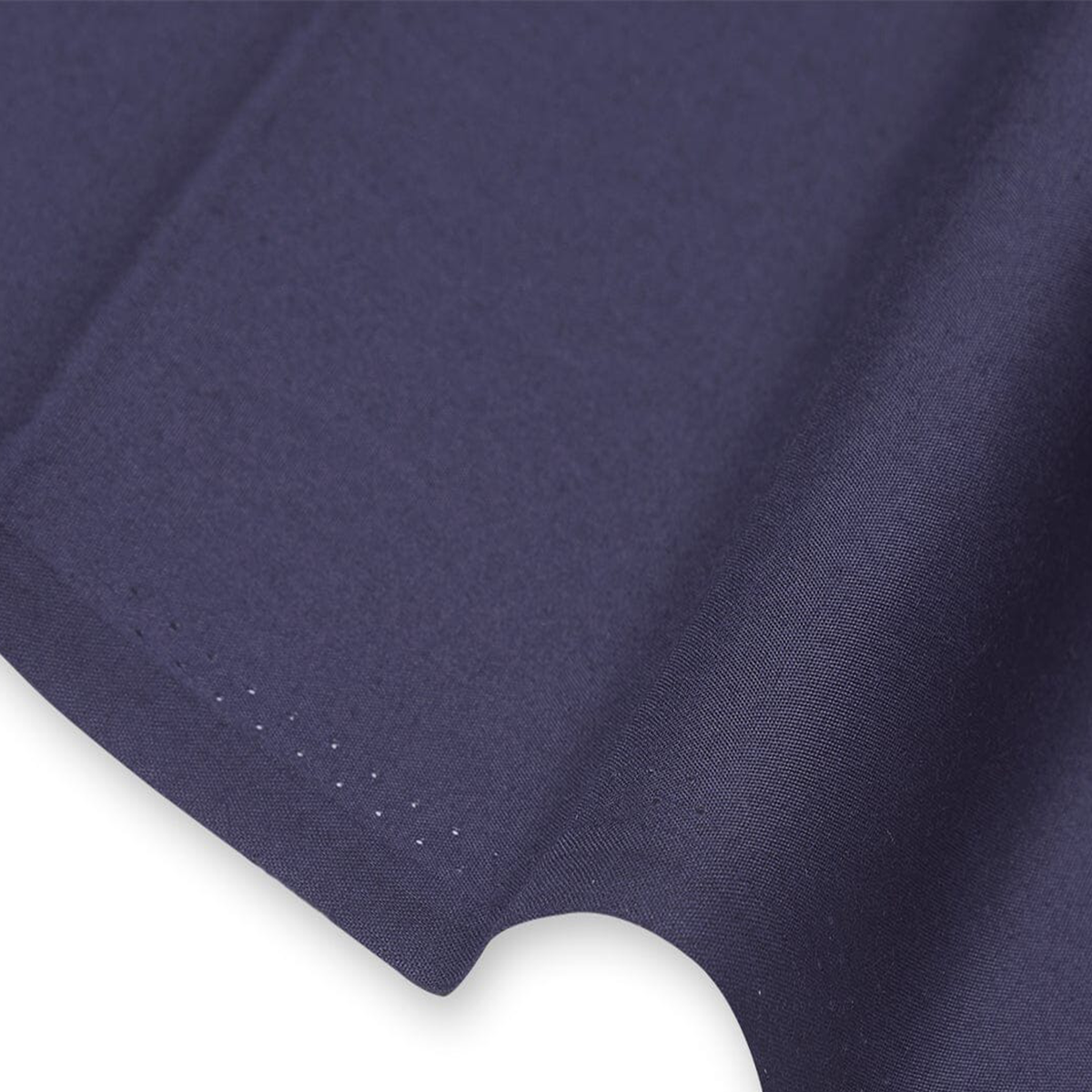 Plain-Woven—50%Polyester 50%Cotton Broad-Cloth Fabric—Navy Blue Color—60/61 Inches Wide—Sold by the Yard—Available for Nationwide Shipping