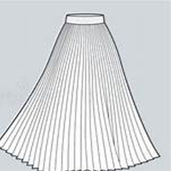 Botticelli Winter Blue Cotton Fabric – Perfect for Gathered Skirts