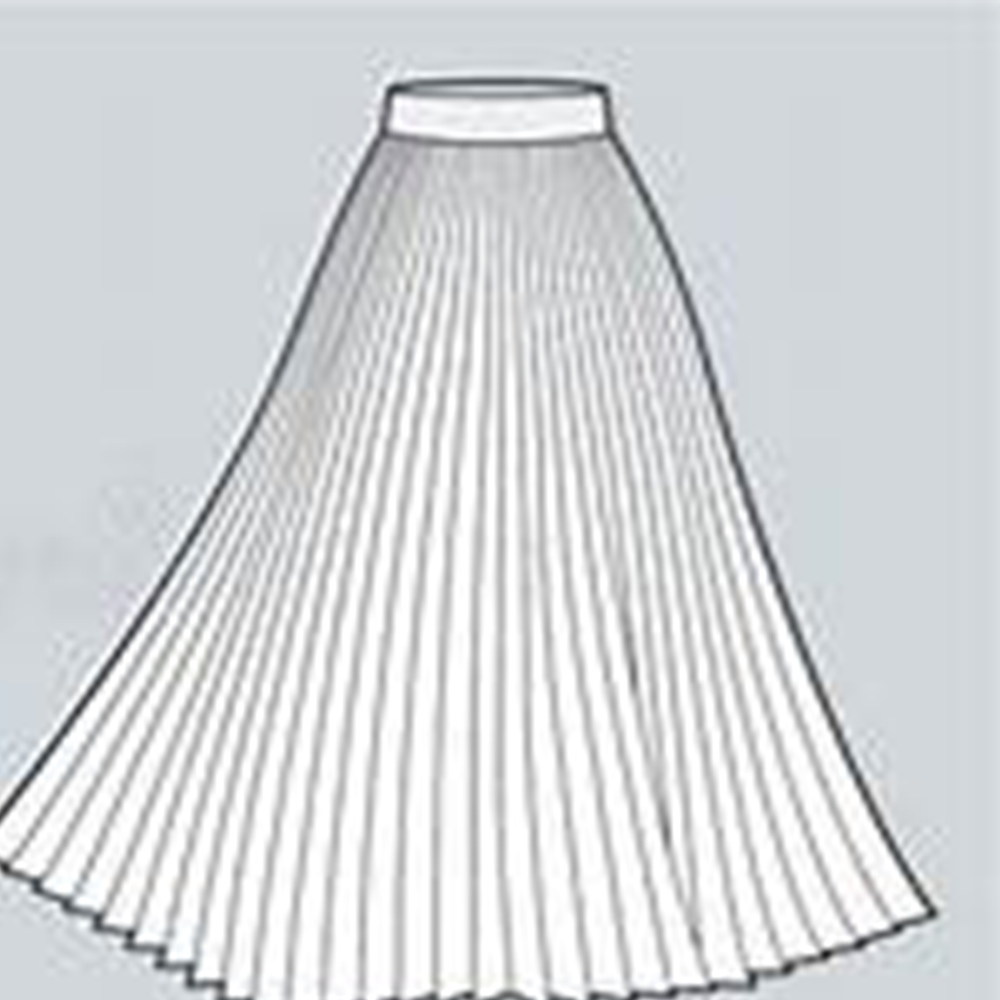 A skirt serves as an exquisite to blue and multicolor floral patterns