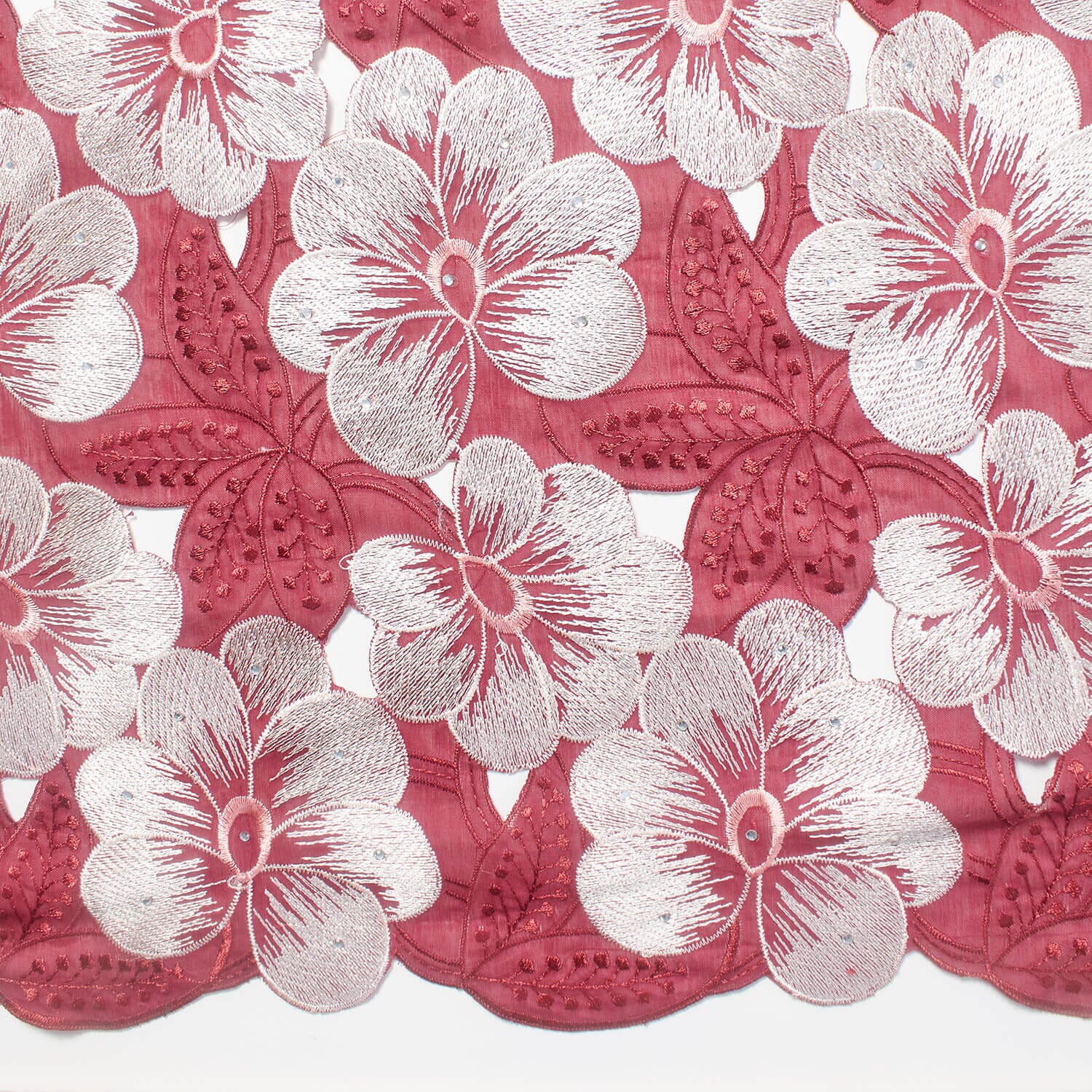 couture beaded floral textile sold by Beautiful Windows Elgin