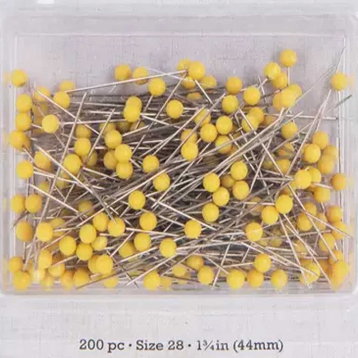 QUILTING PINS SIZE: 28-LENGTH: 1 3/4-LARGE ROUND HEADS