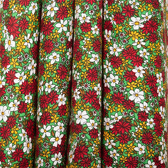 Flower Daisy Print—60" Inches Wide—100% Cotton Poplin Fabric—Ideal for Apparel—Available for Nationwide Shipping