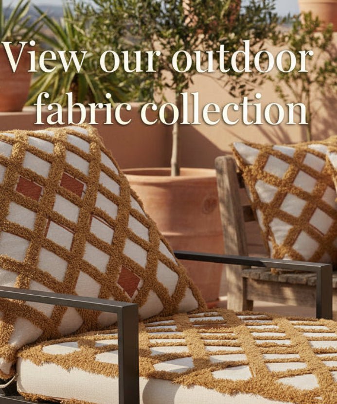  Textured fabric with diamond pattern and frayed edges|Order online at BeautifulWindowsElgin.com 