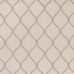 Graceful Window Curtain Fabric—Light/Grey/Lavender—100% Polyester—Sold By the Yard—Width 52" Inches Wide—Nationwide Shipping