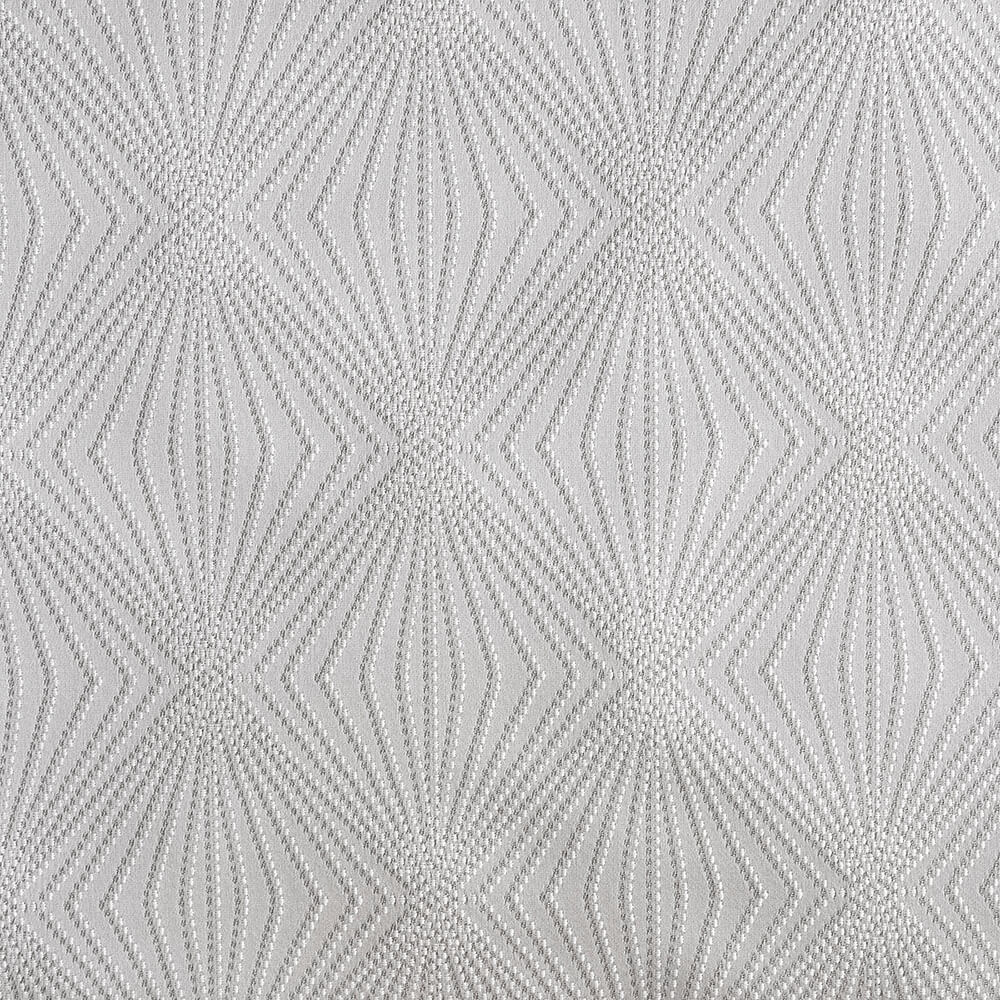 Gray-Cream Diamond— Jacquard Fabric—100% Polyester—54" Inches Wide—Sold by the Yard
