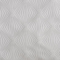 Gray-Cream Diamond— Jacquard Fabric—100% Polyester—54" Inches Wide—Sold by the Yard