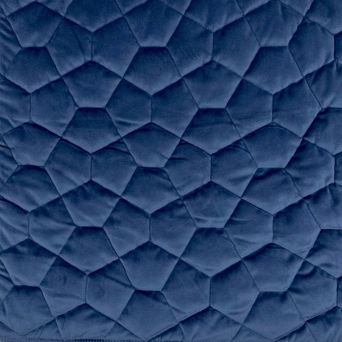 Quilted Bedding Fabric—Multi-Purpose Drapery—Navy Blue—100% Cotton—Width 54" Inches Wide—Shipped Nationwide