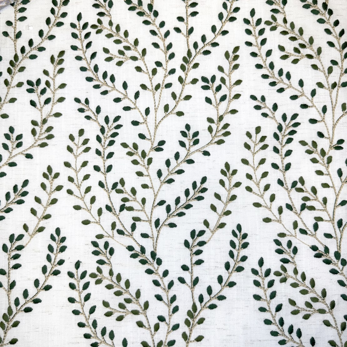 Pantry Basil Rod Pocket Curtain Panel |3" Pocket 2"Header
