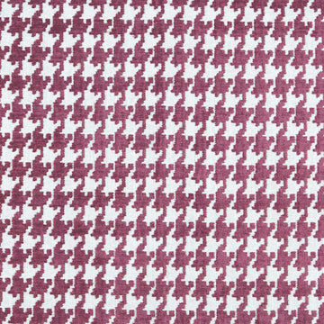 HANNELORE MAGENTA HOUNDSTOOTH  FABRIC