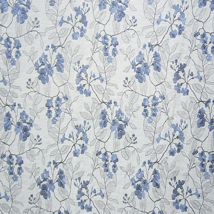 Tarnis—Blue Floral—High-Quality—Multi-Purpose—100% Polyester—Sold by the Yard—54" Inches Wide