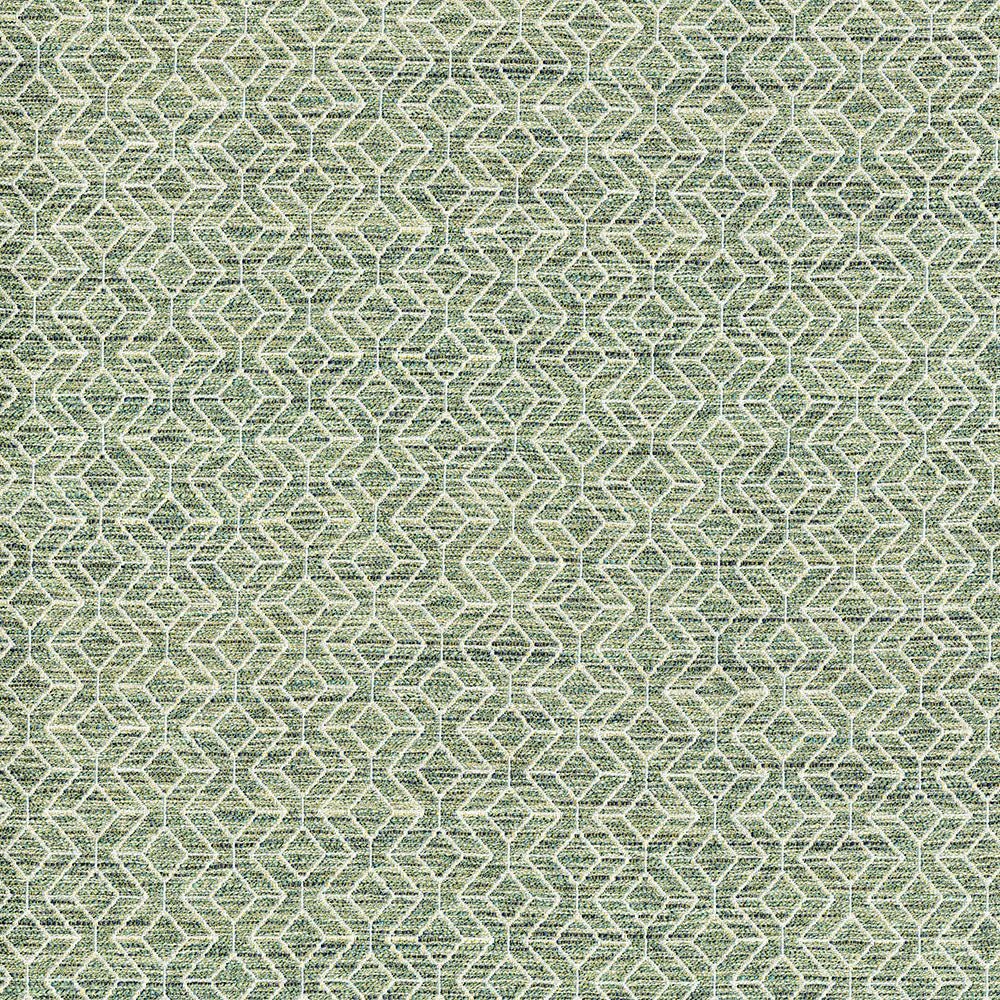 Spruce Green Strip— Neutral Upholstery Fabric for Modern Home Décor