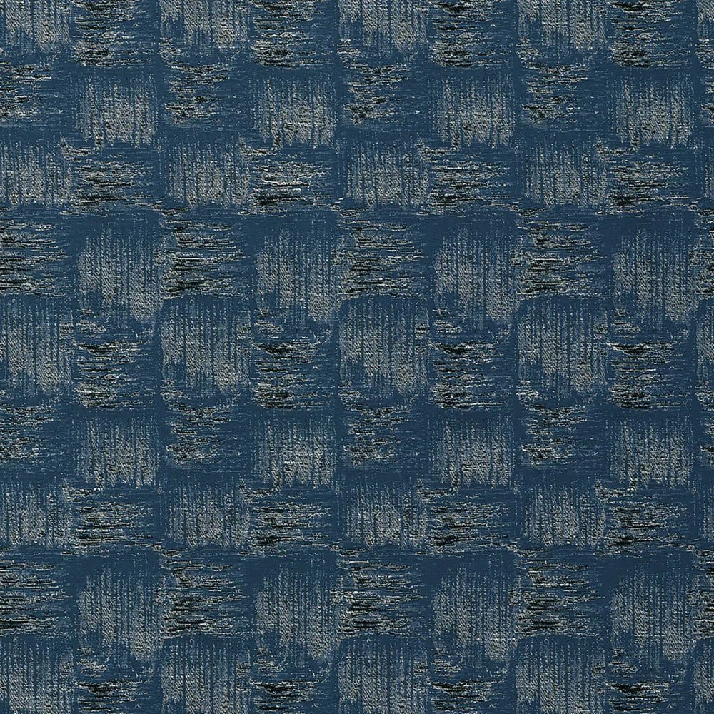 BISTRE-COTTON BLEND CURTAINS (BLUE)