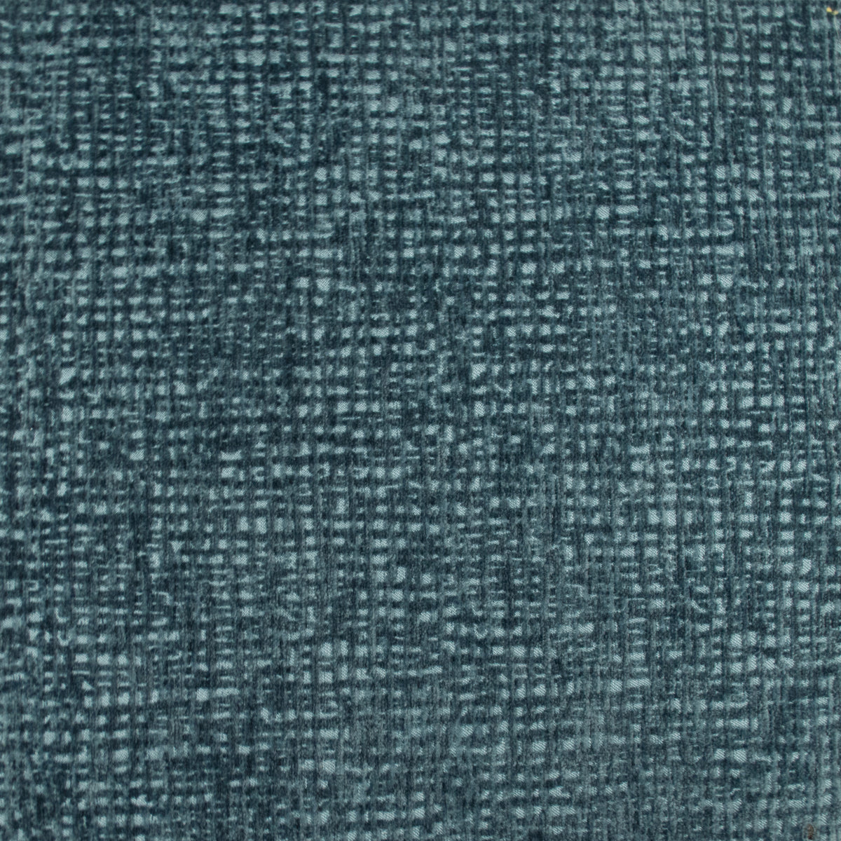Chenille Admiral Blue Fabric | Solid 100% Polyester—Sold by the Yard