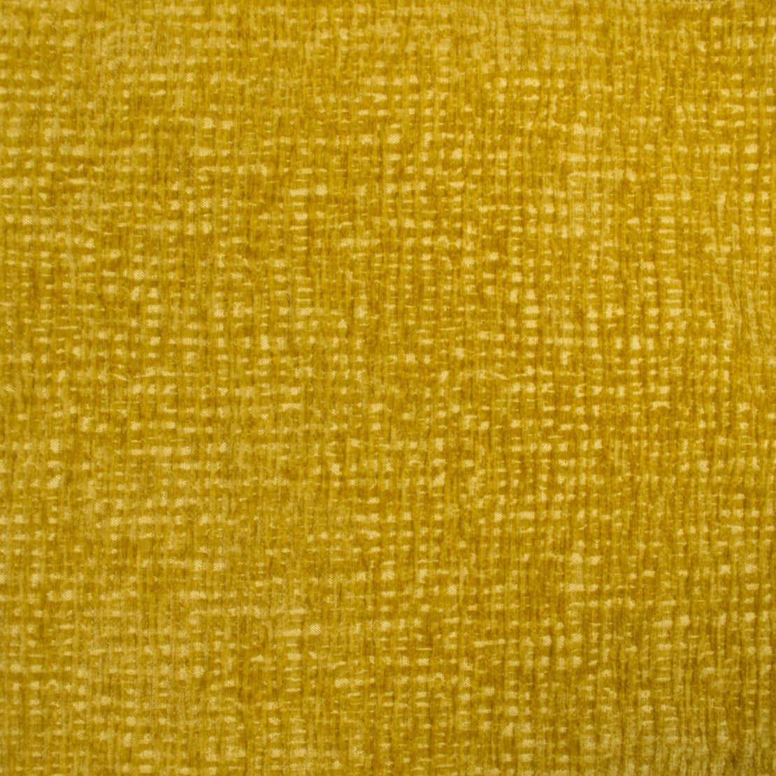 Luella Chenille—Ochre Gold Fabric—Custom Drapes—100% Polyester—Sold by The Yard—54" Inches Wide