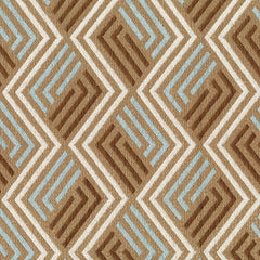  Fretwork Geometric Fabric-Beautiful Windows Elgin