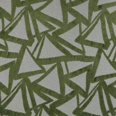 Artisan Geometric Fabric—Olive Green —100% Polyester—Sold By the Yard—Width 52" Inches Wide