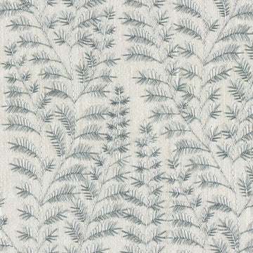 WILLIAM MORRIS GREY BOTANICAL DRAPERY FABRIC