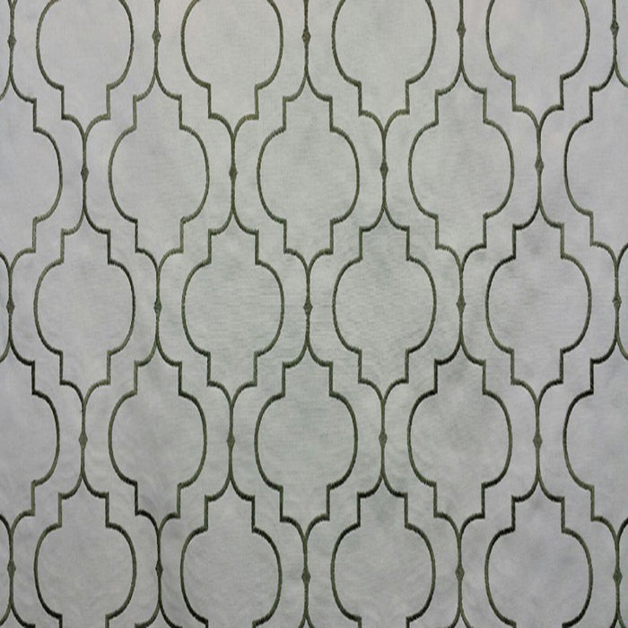 Helmsley Leaf Fabric—Grey Color—100% Polyester— Multi-Purpose Long Lasting — Width 52"Wide—Sold by the Yard