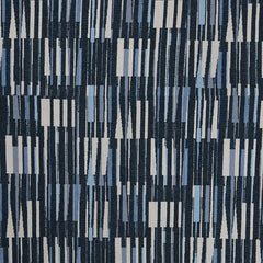 Window Coverings— Multi-Purpose Drapery—Cream-Blue—100% Cotton—Width 54" Inches Wide—Shipped Nationwide