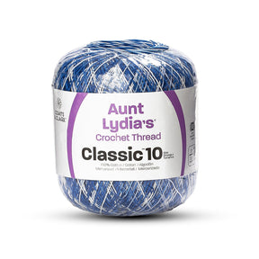 CLASSICAL COTTON CROCHET BLUES SHADE THREAD