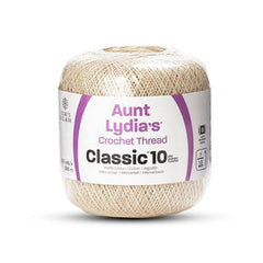 DINARD CREAM CLASSIC SIZE 10 " COTTON CROCHET THREAD