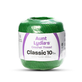 MYRTLE GREEN CLASSIC SIZE 10 COTTON CROCHET THREAD – Beautiful Windows ...