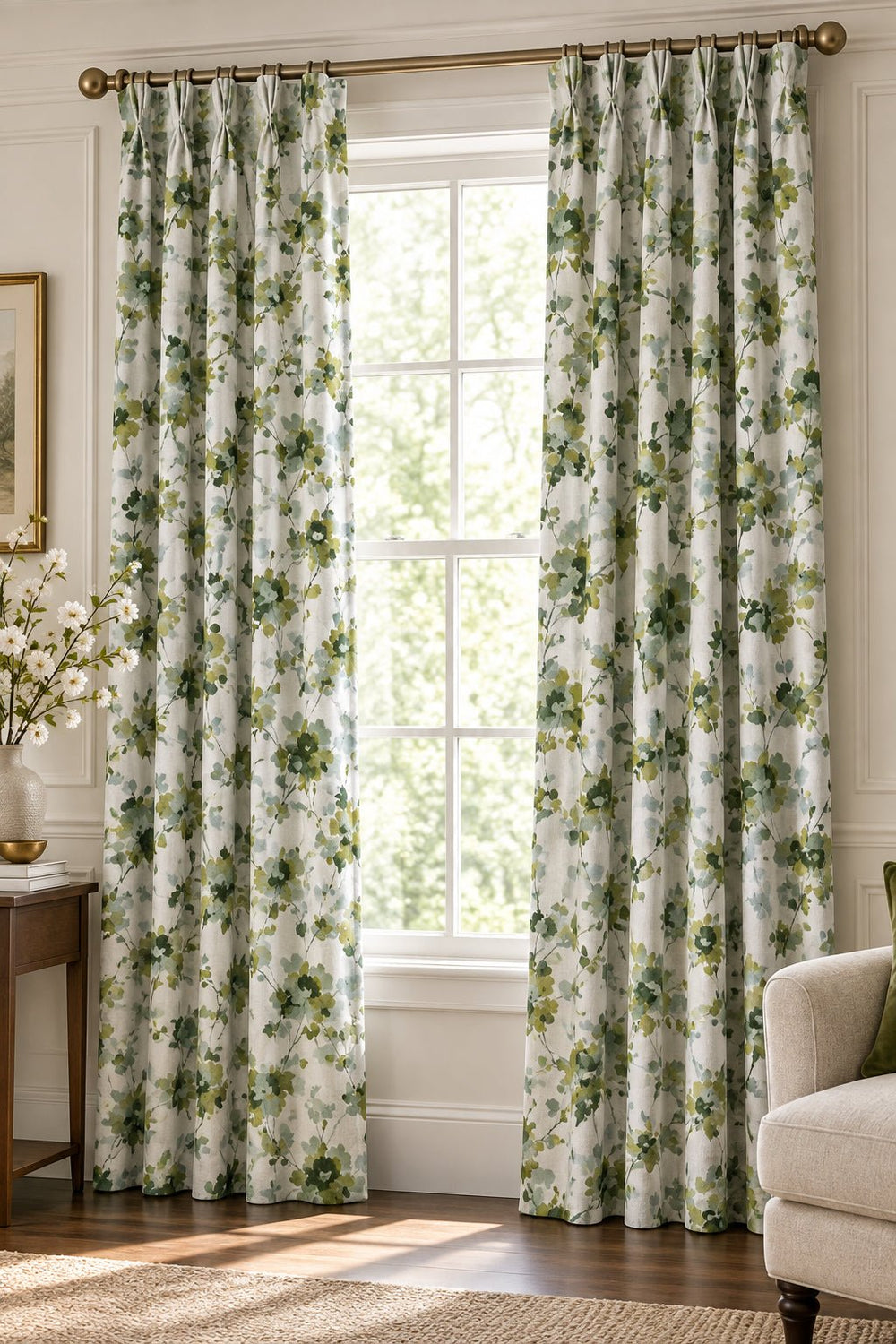  100% polyester, this panel offers the ideal blend of durability and style. The fabric resists wrinkles, maintains its shape, and drapes beautifully,
