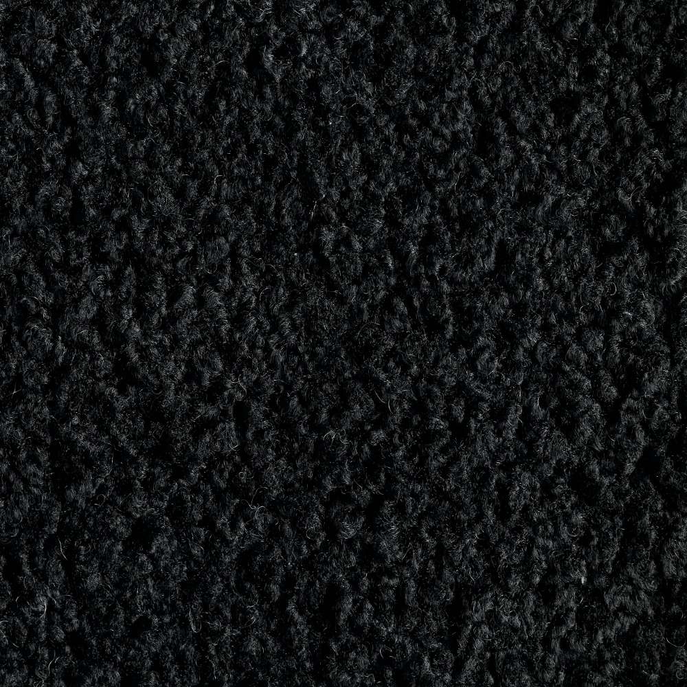 Close-up texture of black shearling fabric | Sold by beautifulwindowselgin.com