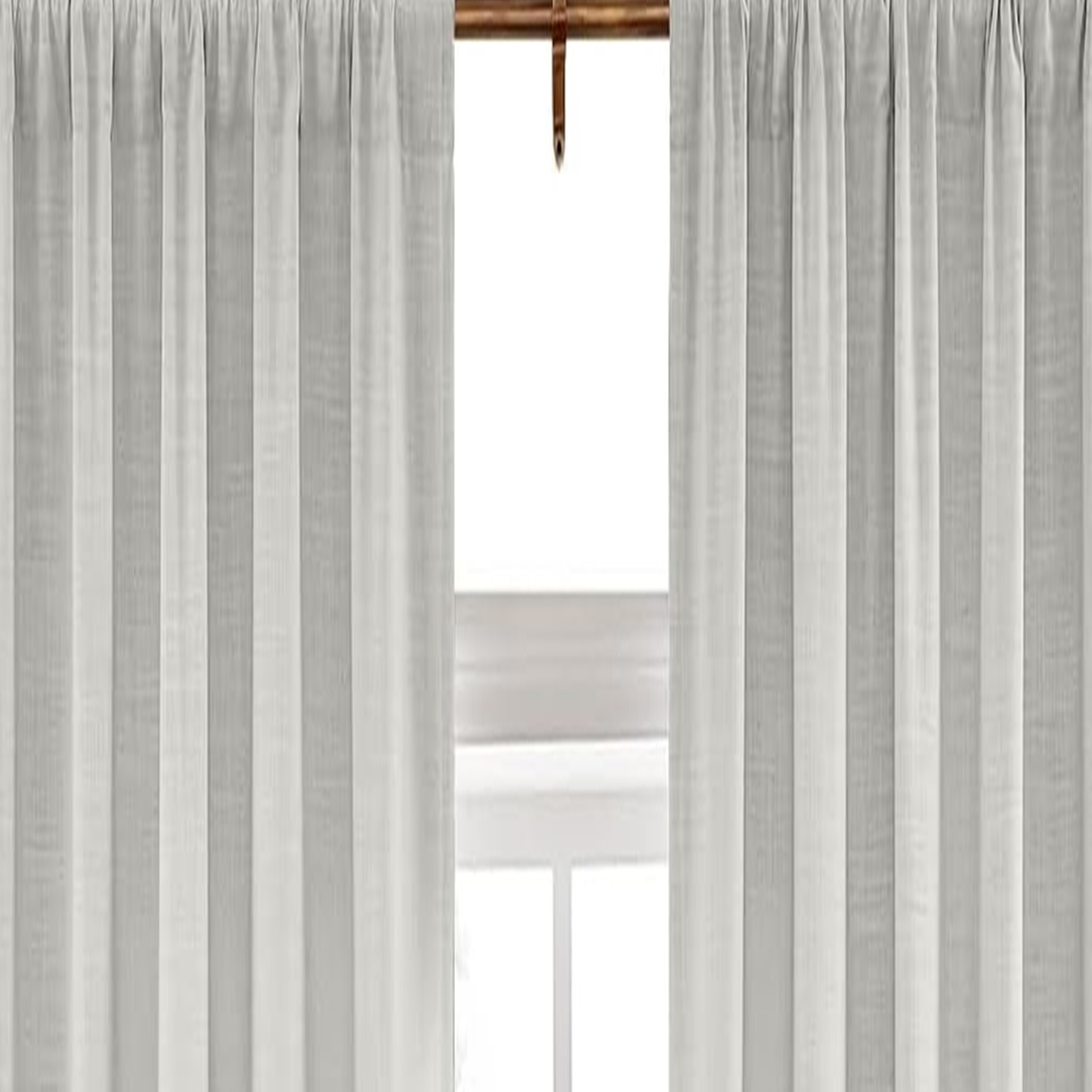 Beautiful-New Red Color—Curtain Panel—Rod Pocket without Header—5"Inche-Rod Pocket—No Header—47"Inches Wide—100% Polyester—Panel Sold Individually