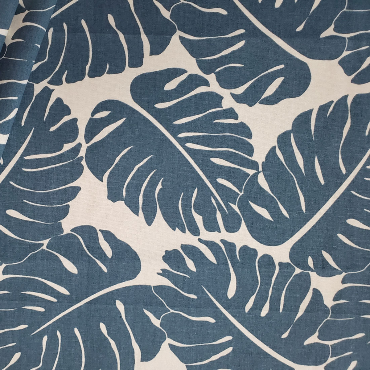 JERMAIN ‘NAVY BLUE & WHITE CURTAIN PANEL