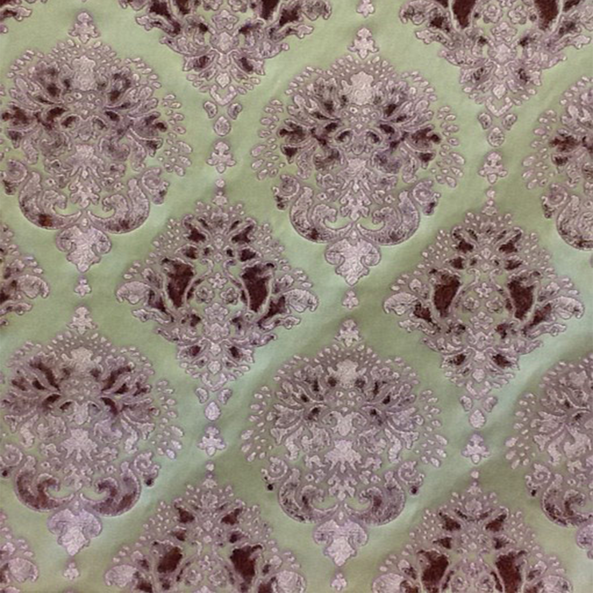 Jacana Royal Emerald & Amethyst  Floral—Window Curtain Fabric—95% Polyester 5% Linen—Sold by The Yard