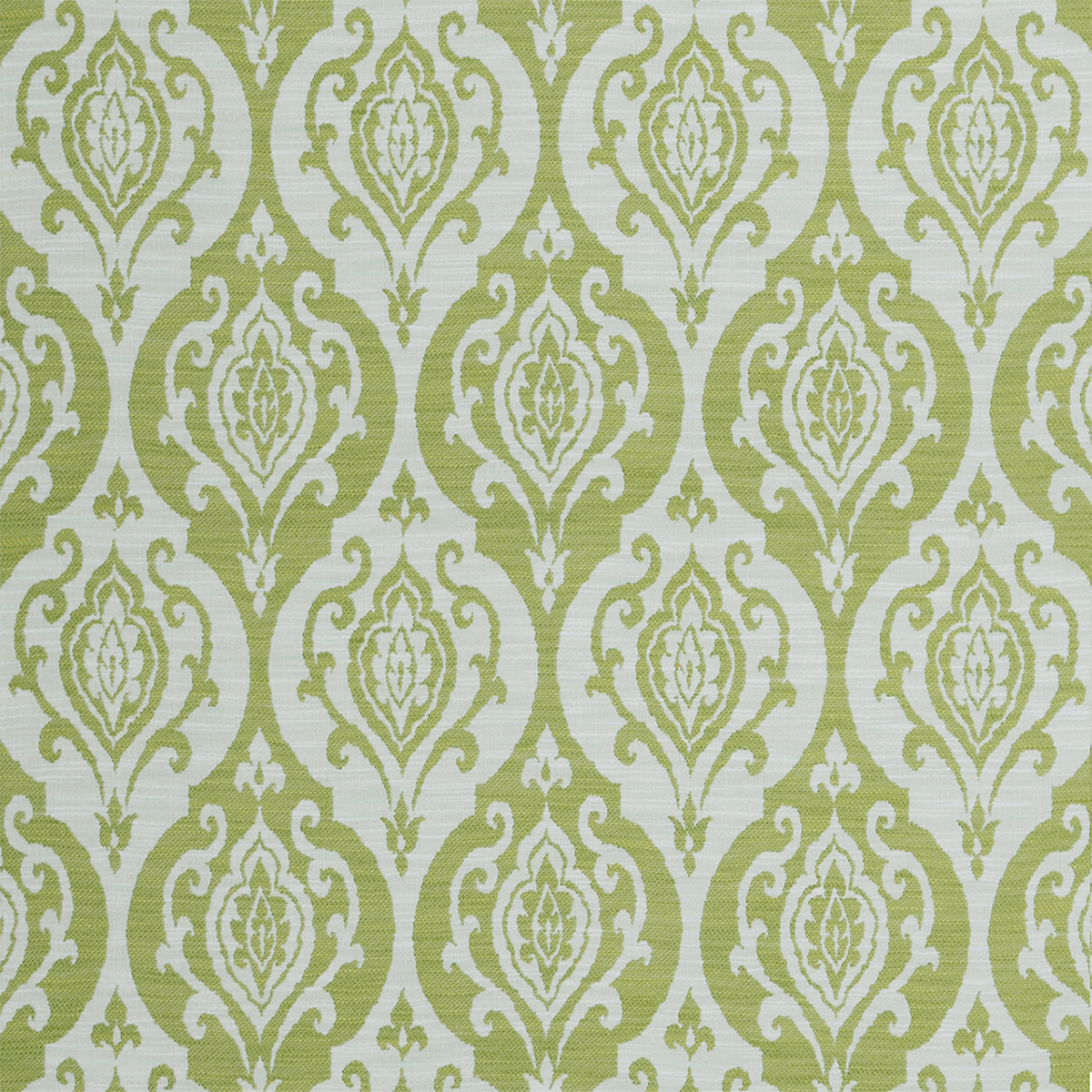 SALERNO CROWN CURTAINS PANEL (BEIGE/ SAGE GREEN)