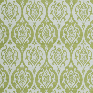 SALERNO CROWN CURTAINS PANEL (BEIGE/ SAGE GREEN)