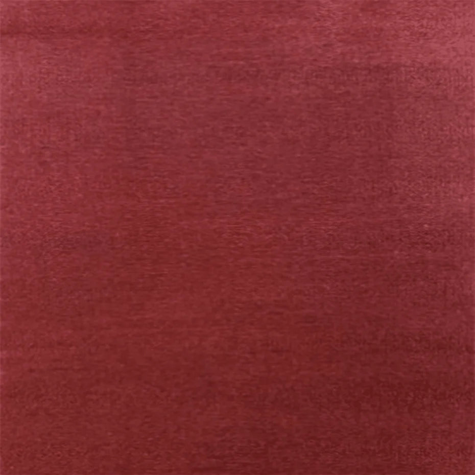 Garnet Red Shantung Pinch Pleat Curtain Panel