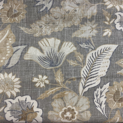 Ilene—Window Curtain Fabric—Grey, Sand—High-Quality—100% Polyester—Sold by The Yard—54" Inches Wide