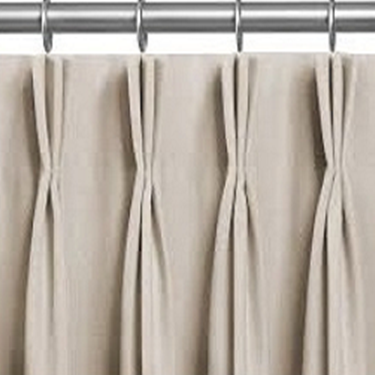 Lilac Grey—Pinch Pleated Curtain Panel—5" Inches Header—47"Inches Wide—100% Polyester—Durability And Style—Panel Sold Individual—Nationalwide Shipping