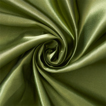 Dorian Dark Olive—Charmeuse Satin Fabric—100% Polyester—Sold By The Yard—52" Inches Wide