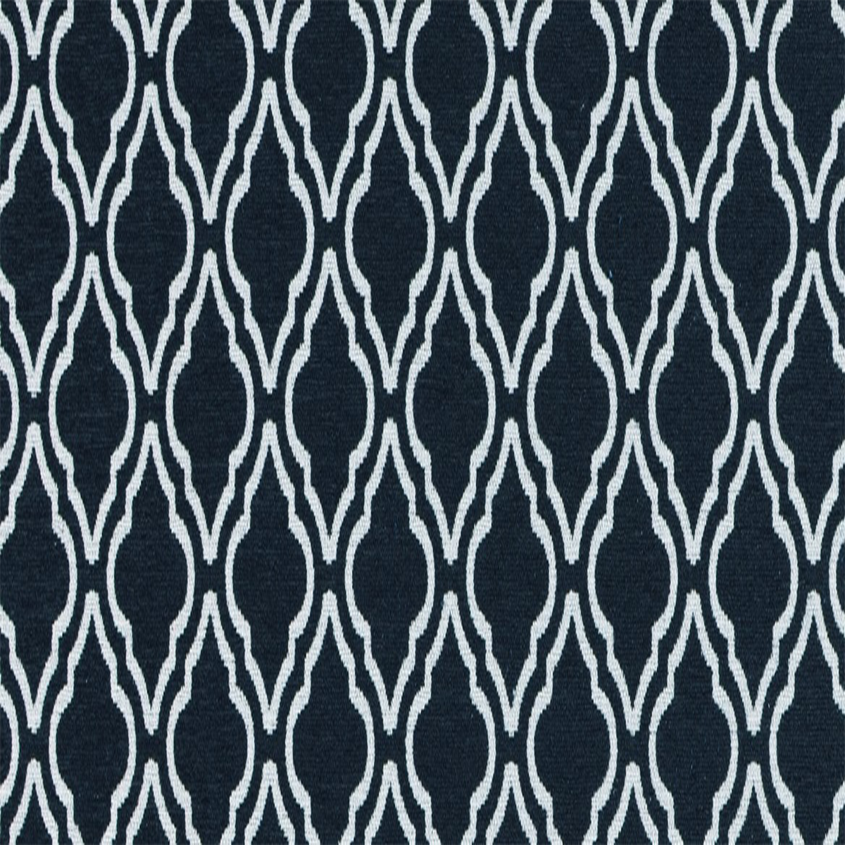 Close-up view of a black and white lattice pattern fabric| Beautiful Windows Elgin