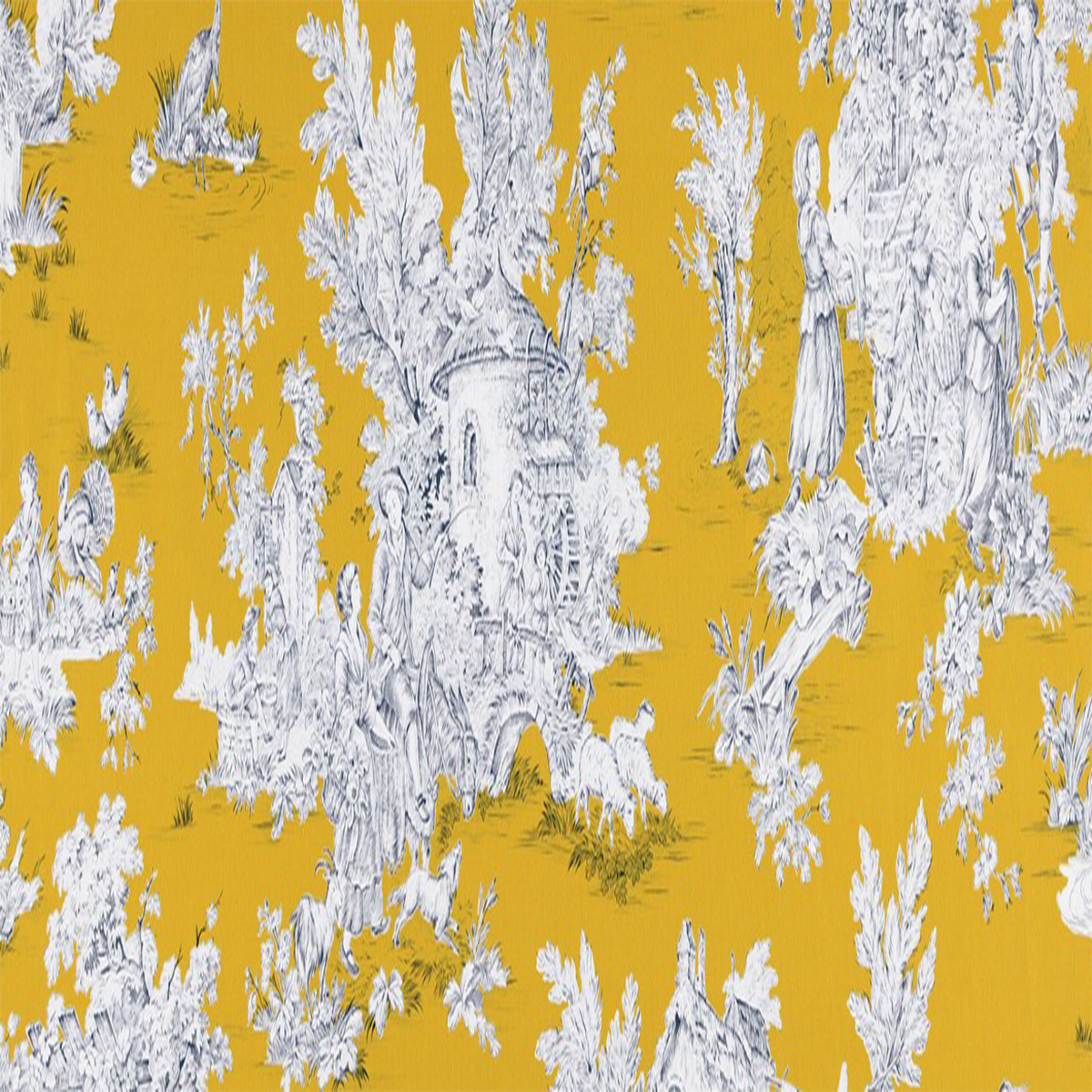 Pastoral—High-Quality—Golden Yellow—100% Cotton Bashette—Sold by the Yard—54" Inches Wide—Nationwide Shipping