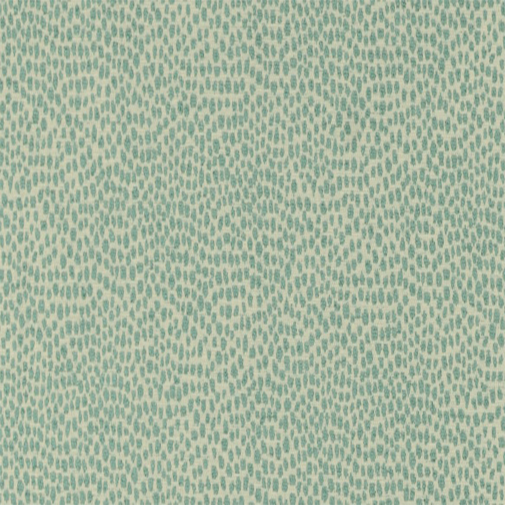 Beautiful Windows Elgin Polka Dots Blue-Green fabric