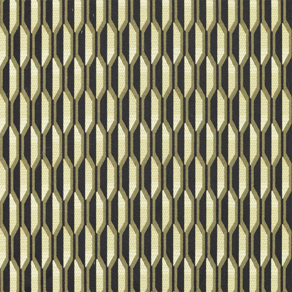Geometric pattern featuring black and beige colors| sold by Beautiful Windows Elgin