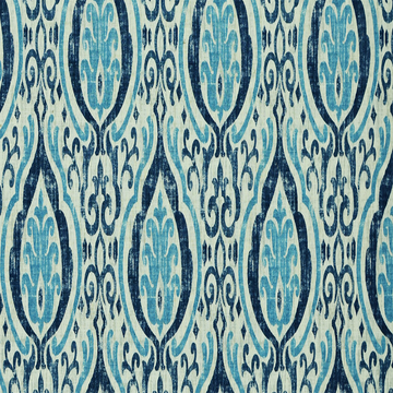 HAVANA SAPPHIRE BLUE IKAT FABRIC