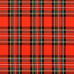 Stewart Plaid—Multi-Color Red| Green| White Tones—Home Decor Mult-Purpose Fabric—(58/59 Inch) Wide—Sold by the Yard