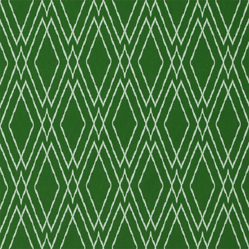 JAKAYA EMERALD GREEN & BEIGE DRAPERY FABRIC